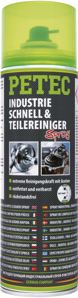 PETEC Industrie Schnell & Teilereiniger Spray 500ml