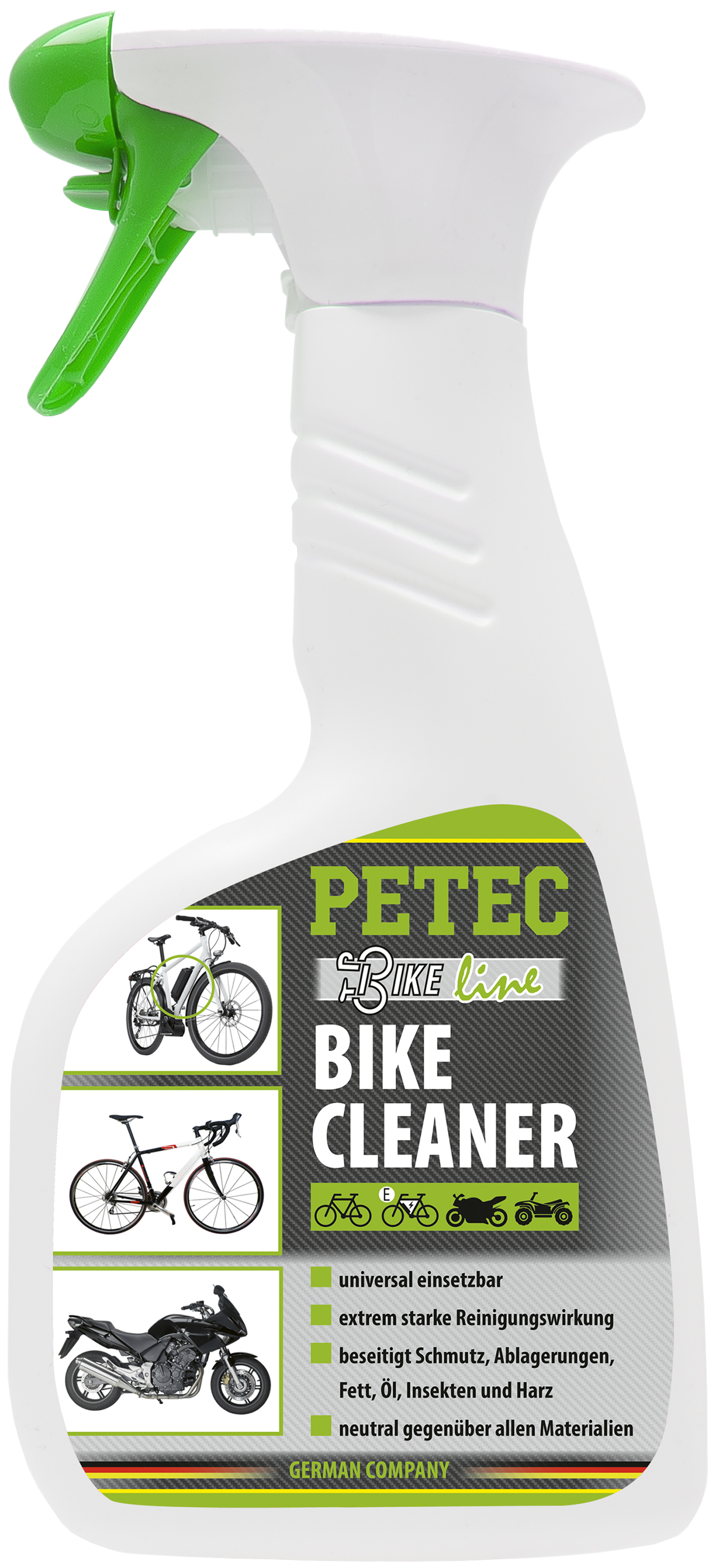 PETEC Bike Cleaner Universalreiniger Bike Line 500ml starke Reinigung 60150