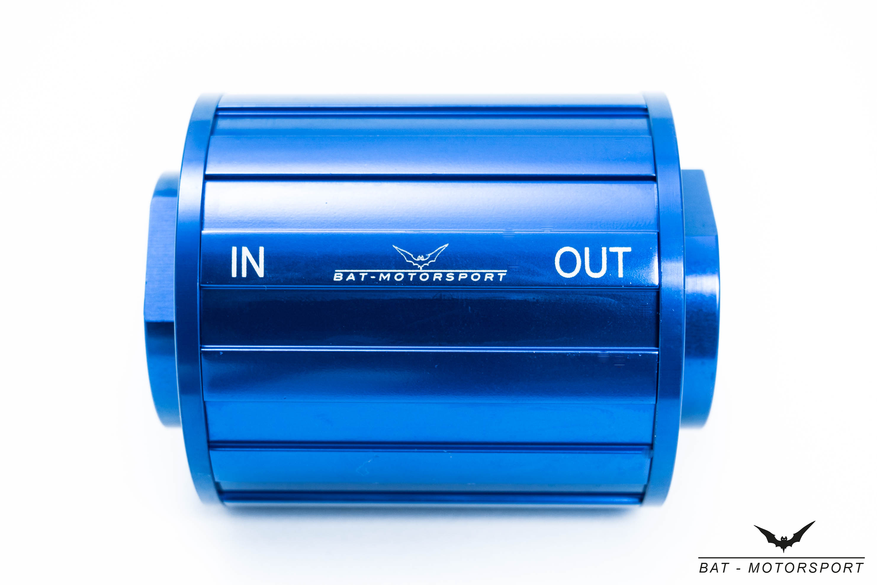 Benzinfilter blau Alu 8mm