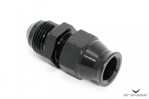 Alu-Fitting für Rohrleitung 6,5mm (1/4") male schwarz