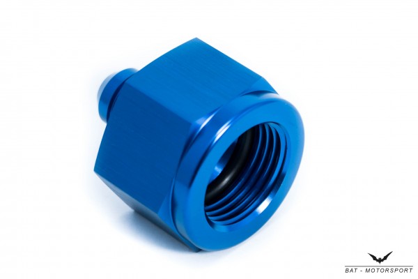 Reducer Dash 10 to Dash 6 / AN / JIC Blue Anodized Female to Male