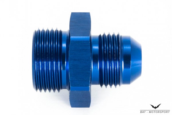 Thread Adapter Dash 8 / -8 AN / JIC 8 to M22x1.5 Blue Anodized
