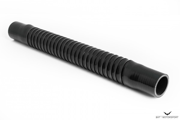 35mm 400mm - silicone cooling water hose reinforced with spiral - black