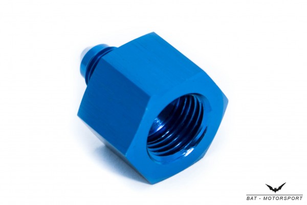 Reducer Dash 6 to Dash 3 / AN / JIC Blue Anodized Female to Male