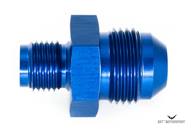 Thread Adapter Dash 8 / -8 AN / JIC 8 to 1/2"-20UNF Blue Anodized