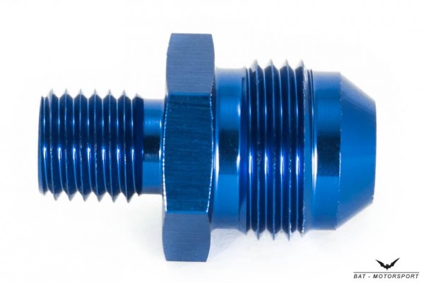 Thread Adapter Dash 8 / -8 AN / JIC 8 to M12x1.25 Blue Anodized