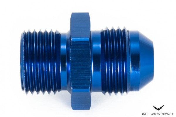 Thread Adapter Dash 8 / -8 AN / JIC 8 to M18x1.5 Blue Anodized