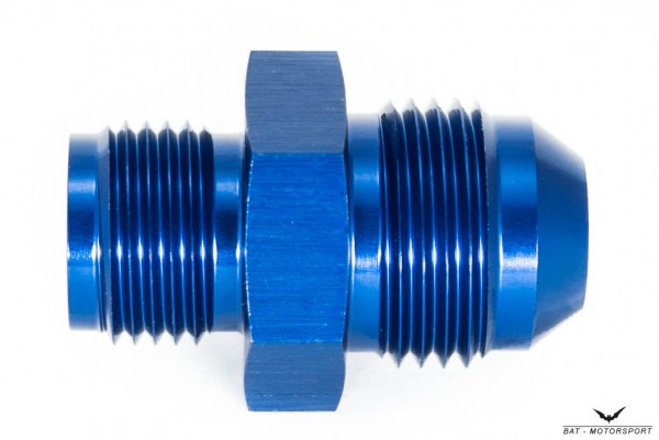 Thread Adapter Dash 8 / -8 AN / JIC 8 to 5/8"-18UNF Blue Anodized