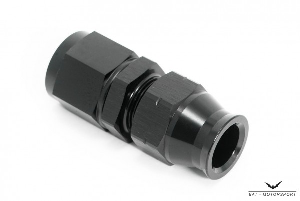 Alu-Fitting für Rohrleitung 8mm (5/16") female schwarz