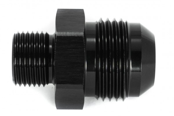 Thread Adapter Dash 12 / -12 AN / JIC 12 to M18x1.5 Black Anodized