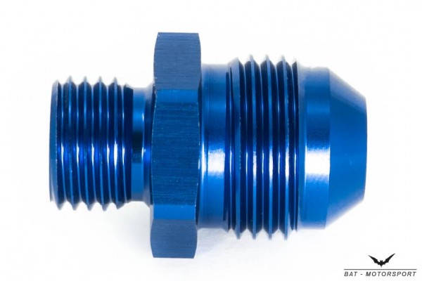 Thread Adapter Dash 8 / -8 AN / JIC 8 to M14x1.5 Blue Anodized