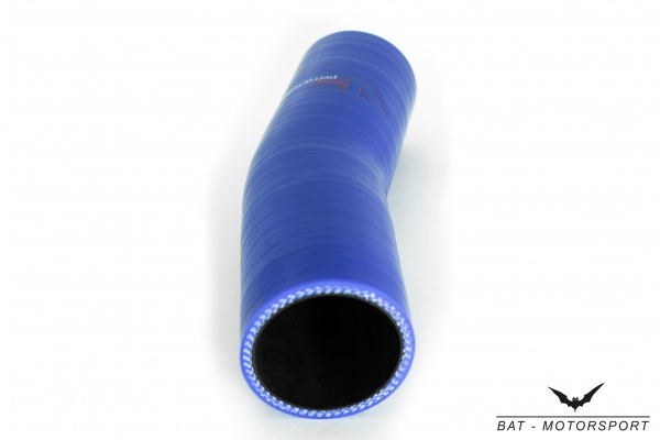 44mm 15° Silikon Schlauchbogen Blau