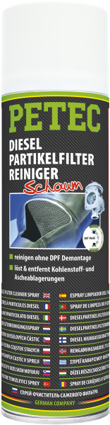 PETEC Diesel Partikelfilterreiniger DPF Reiniger Spray 400ml 360° Ventil 72550