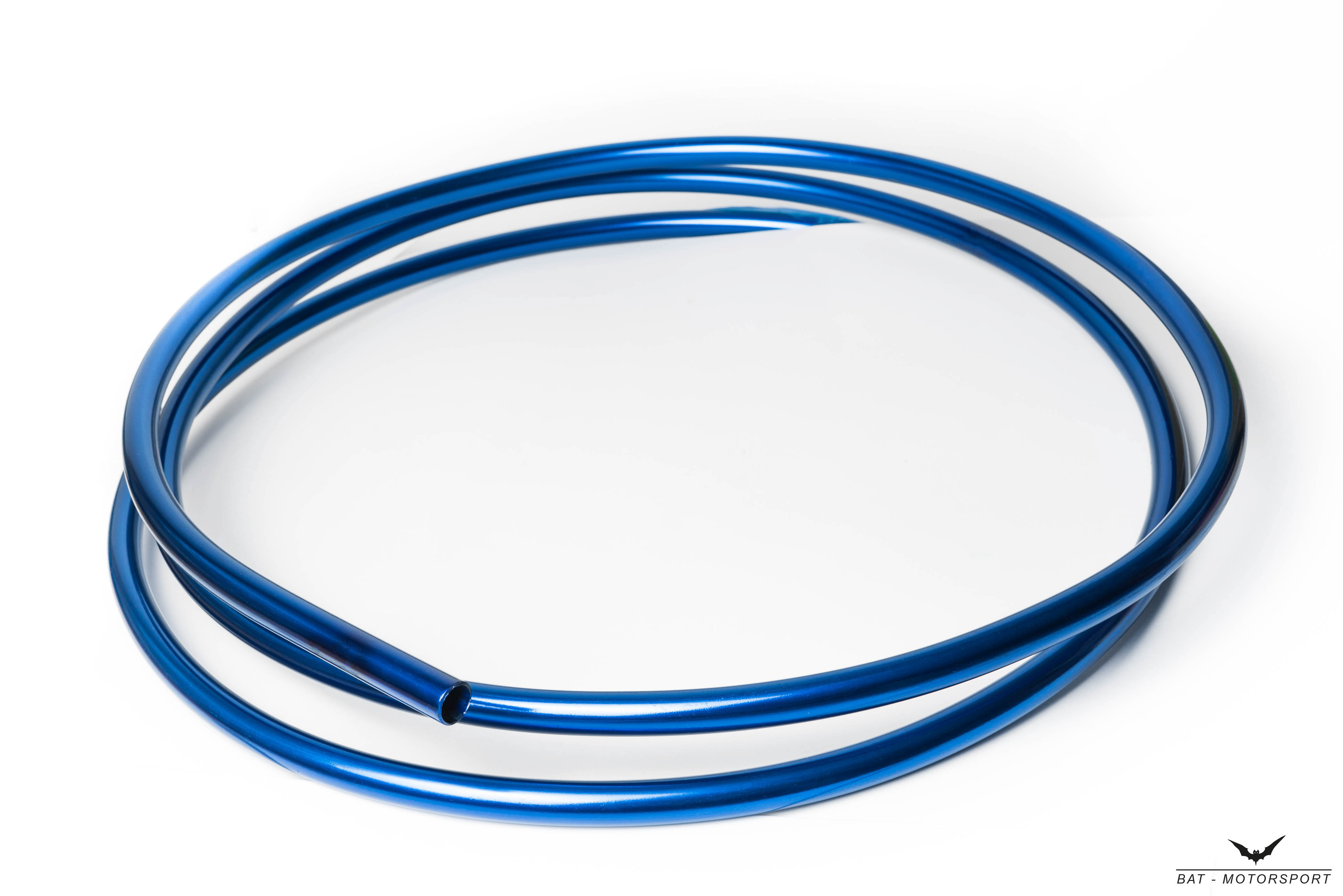 Alu-Rohrleitung 6,5mm 1/4" 0,5m blau