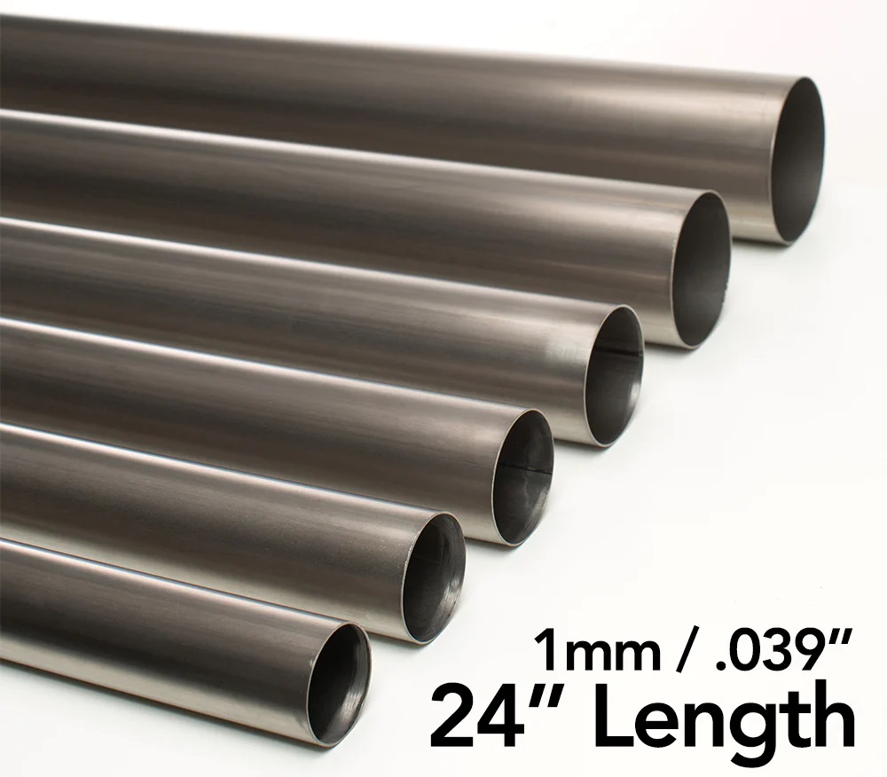 600mm Ticon Titan Auspuffrohr 1,0mm Durchmesser: 12 - 152mm