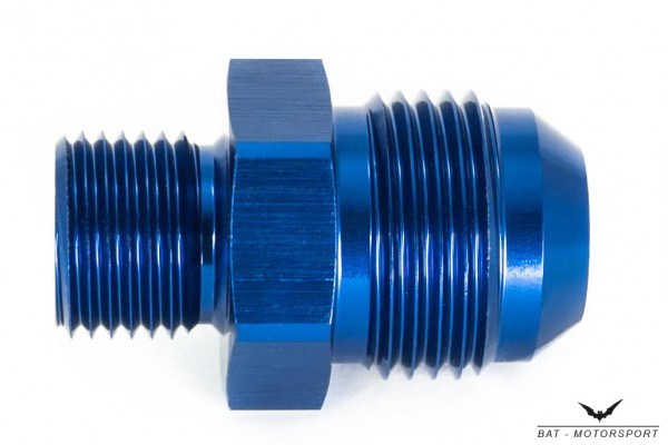 Thread Adapter Dash 10 / -10 AN / JIC 10 to M16x1.5 Blue Anodized