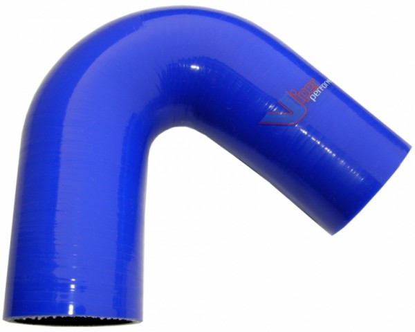 25mm Silikon Schlauchbogen Blau
