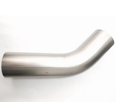 TicoTicon Titanium Exhaust Pipe 45° 76mm / 3" - 1.0mm / .039" Leg lengths: 100 / 150mm 4" / 6"