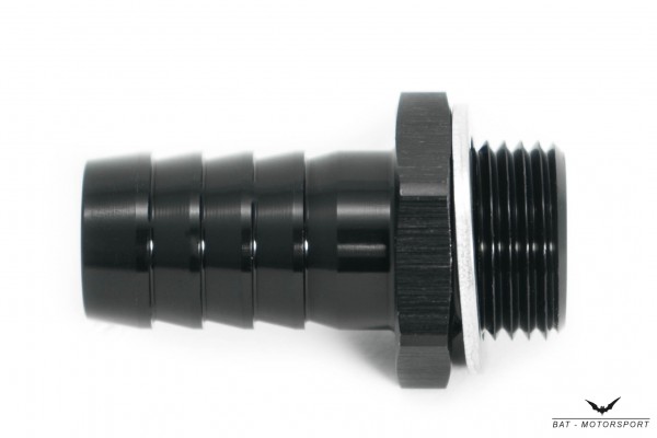 Schlauchanschluss 16mm M18x1,5 schwarz